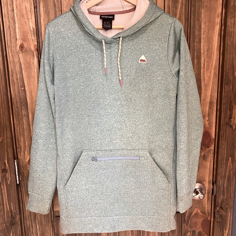 Burton oak long hoodie Light blue